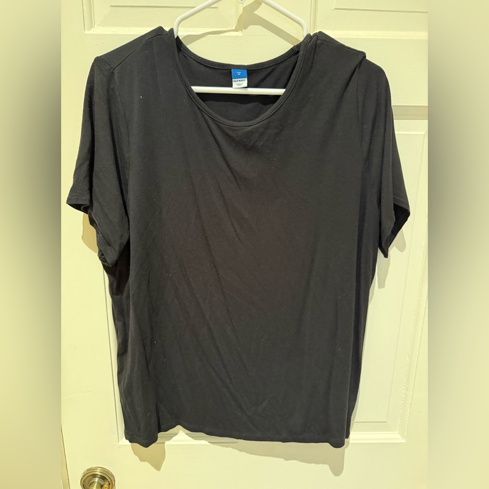 Old Navy Black Luxe Tee XL